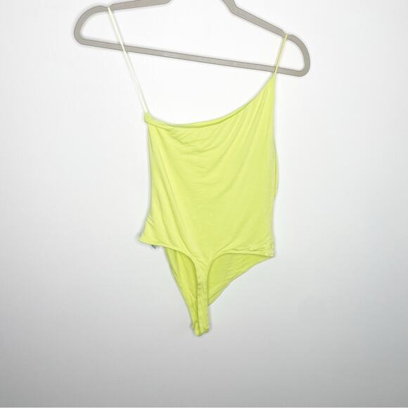 GOOD AMERICAN 90s Good Touch Bodysuit in Key Lime Size 2 Medium - Picture 7 of 8